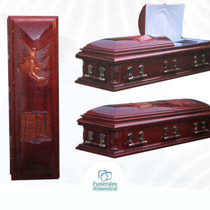 URNA LINCOLN TALLADA PALOMA BIBLIA.